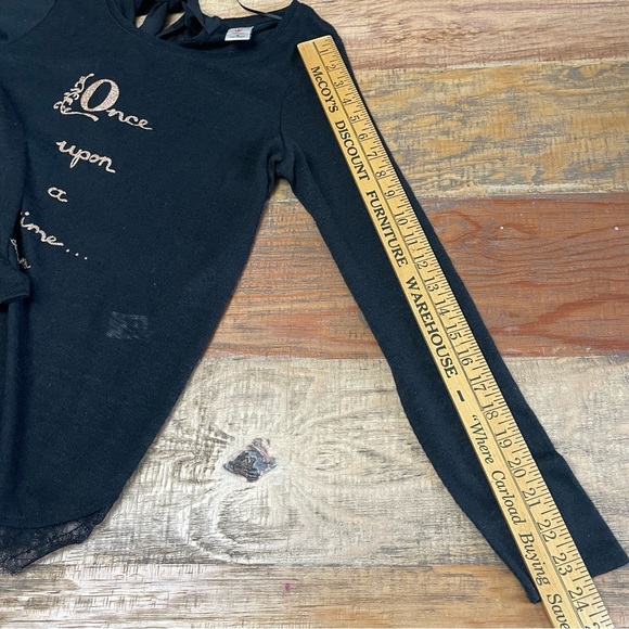 LC Lauren Conrad Disney Once Upon a Time Tee burnout lace size Small - Picture 9 of 13